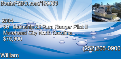 Mainship 30 Rum Runner Pilot II