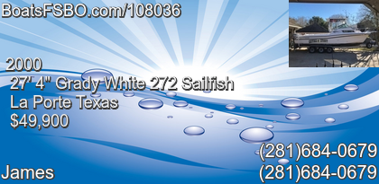 Grady White 272 Sailfish