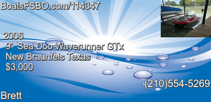 Sea Doo Waverunner GTx