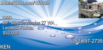 Boston Whaler 27 WA