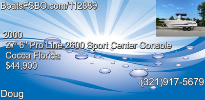 Pro Line 2600 Sport Center Console