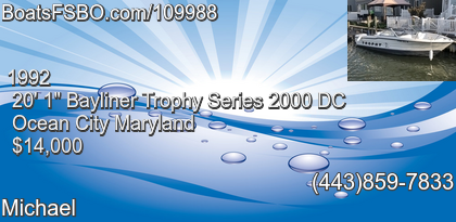 Bayliner Trophy Series 2000 DC