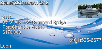 Albin 35 Command Bridge