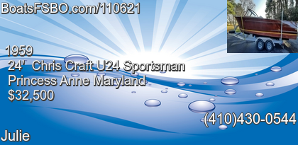 Chris Craft U24 Sportsman