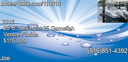 Sea Hunt 25 Gamefish