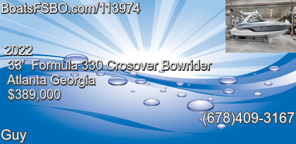 Formula 330 Crosover Bowrider