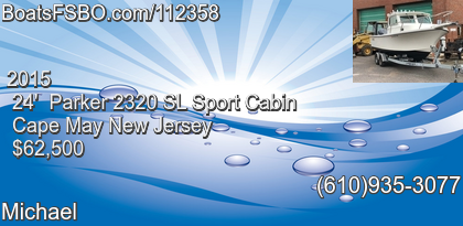 Parker 2320 SL Sport Cabin