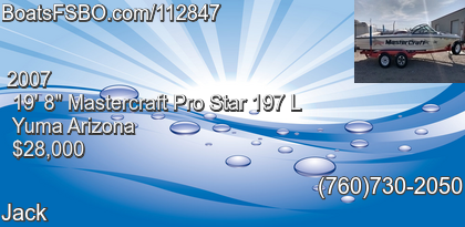 Mastercraft Pro Star 197 L
