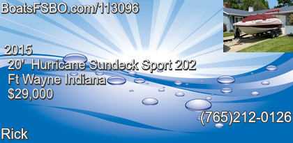 Hurricane Sundeck Sport 202