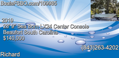 Sea Born LX24 Center Console