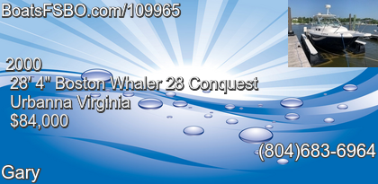 Boston Whaler 28 Conquest