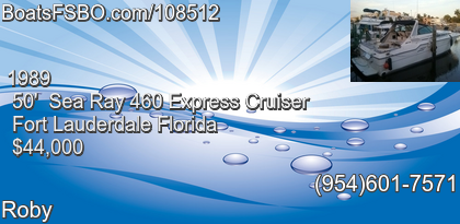 Sea Ray 460 Express Cruiser