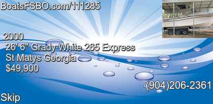 Grady White 265 Express