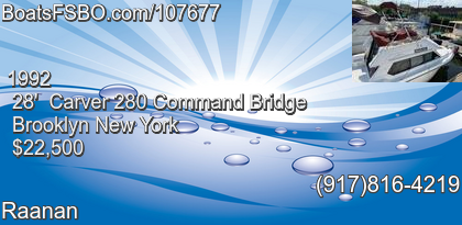 Carver 280 Command Bridge
