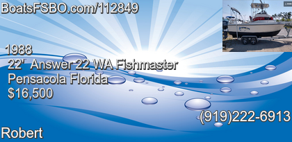 Answer 22 WA Fishmaster