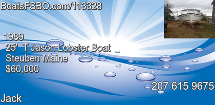 T Jason Lobster Boat