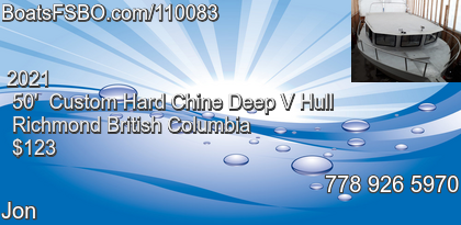Custom Hard Chine Deep V Hull
